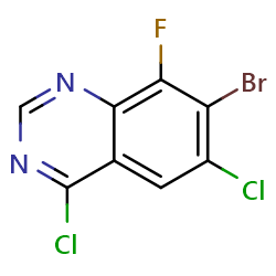 7-Bromo-4,6-dichloro-8-fluoroquinazolineͼƬ