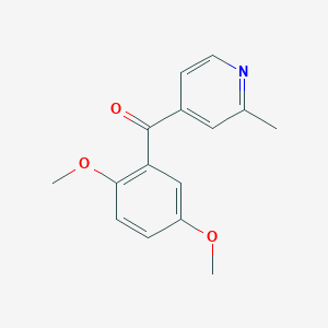 4-(2,5-Dimethoxybenzoyl)-2-methylpyridineͼƬ