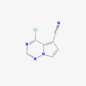 4-chloropyrrolo[2,1-f][1,2,4]triazine-5-carbonitrileͼƬ