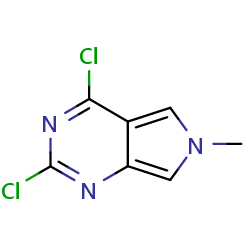 2,4-dichloro-6-methyl-6H-pyrrolo[3,4-d]pyrimidineͼƬ