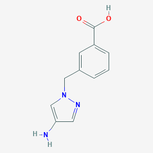 3-[(4-amino-1H-pyrazol-1-yl)methyl]benzoic acidͼƬ