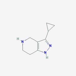 3-cyclopropyl-4,5,6,7-tetrahydro-1H-pyrazolo[4,3-c]pyridineͼƬ