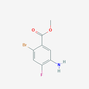 5-Amino-2-bromo-4-fluorobenzoic Acid Methyl EsterͼƬ