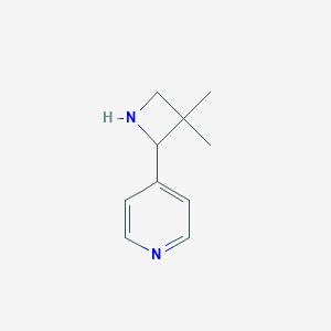 4-(3,3-dimethylazetidin-2-yl)pyridineͼƬ