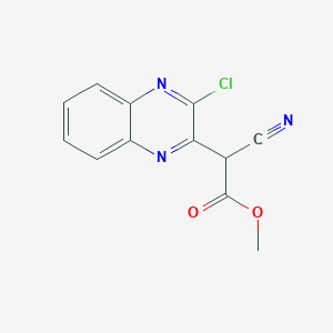 methyl2-(3-chloroquinoxalin-2-yl)-2-cyanoacetateͼƬ