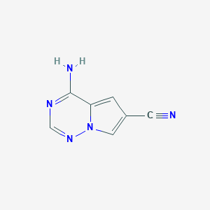 4-Aminopyrrolo[2,1-F][1,2,4]triazine-6-carbonitrile图片