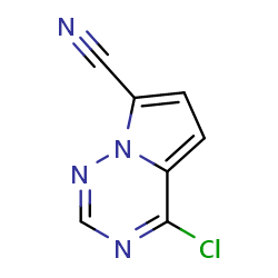 4-chloropyrrolo[2,1-f][1,2,4]triazine-7-carbonitrileͼƬ