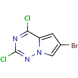 6-Bromo-2,4-dichloropyrrolo[2,1-f][1,2,4]triazineͼƬ