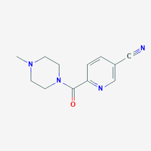 6-(4-methylpiperazine-1-carbonyl)pyridine-3-carbonitrileͼƬ