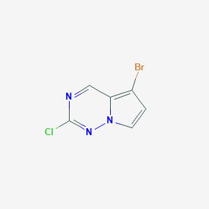 5-bromo-2-chloropyrrolo[2,1-f][1,2,4]triazineͼƬ