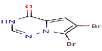 6,7-Dibromo-3H-pyrrolo[2,1-f][1,2,4]triazin-4-oneͼƬ