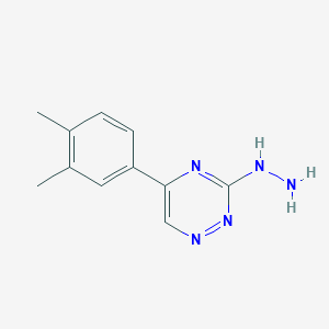 5-(3,4-dimethylphenyl)-3-hydrazino-1,2,4-triazineͼƬ