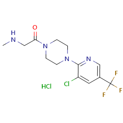 1-{4-[3-chloro-5-(trifluoromethyl)pyridin-2-yl]piperazin-1-yl}-2-(methylamino)ethan-1-onehydrochlorideͼƬ