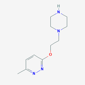 3-methyl-6-(2-piperazin-1-ylethoxy)pyridazineͼƬ