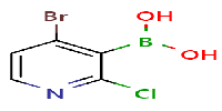 4-bromo-2-chloropyridine-3-boronicacidͼƬ