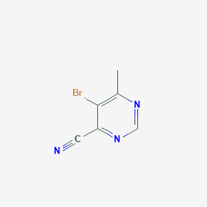 5-bromo-6-methylpyrimidine-4-carbonitrileͼƬ