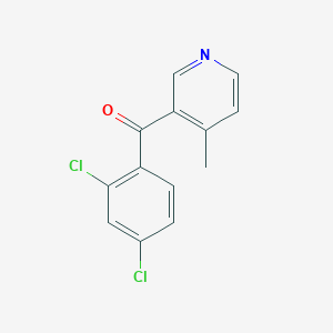 3-(2,4-Dichlorobenzoyl)-4-methylpyridineͼƬ