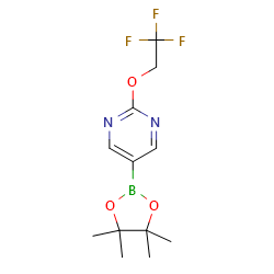 5-(tetramethyl-1,3,2-dioxaborolan-2-yl)-2-(2,2,2-trifluoroethoxy)pyrimidineͼƬ