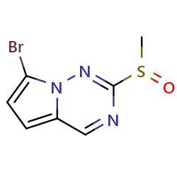 7-bromo-2-methanesulfinylpyrrolo[2,1-f][1,2,4]triazineͼƬ