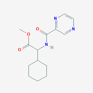 Methyl 2-cyclohexyl-2-(pyrazine-5-carboxamido)acetateͼƬ