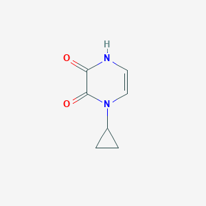 1-cyclopropyl-1,2,3,4-tetrahydropyrazine-2,3-dioneͼƬ