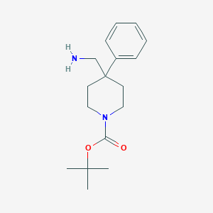 Tert-butyl4-(aminomethyl)-4-phenylpiperidine-1-carboxylateͼƬ