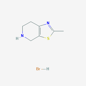 2-Methyl-4,5,6,7-tetrahydrothiazolo[5,4-c]pyridine hydrobromideͼƬ