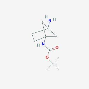 Tert-butyl4-aminobicyclo[2,1,1]hex-1-ylcarbamateͼƬ