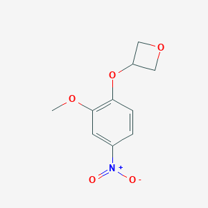 3-(2-Methoxy-4-nitrophenoxy)oxetaneͼƬ