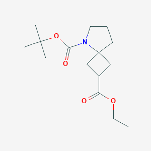 5-Tert-butyl2-ethyl5-azaspiro[3,4]octane-2,5-dicarboxylateͼƬ