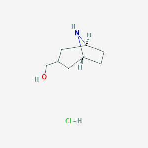 (1R,3r,5S)-8-Azabicyclo[3,2,1]octan-3-ylmethanolhydrochlorideͼƬ