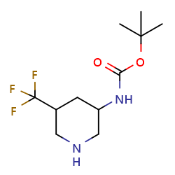 Tert-Butyl(5-(trifluoromethyl)piperidin-3-yl)carbamateͼƬ