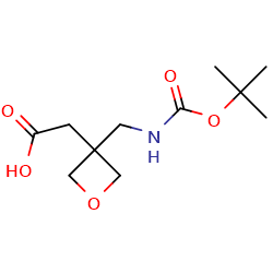 2-(3-(((Tert-Butoxycarbonyl)amino)methyl)oxetan-3-yl)aceticacidͼƬ