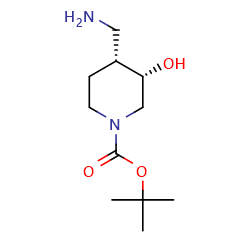 Tert-butyl(3s,4r)-4-(aminomethyl)-3-hydroxypiperidine-1-carboxylateͼƬ