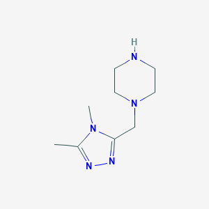 1-[(Dimethyl-4H-1,2,4-triazol-3-yl)methyl]piperazineͼƬ