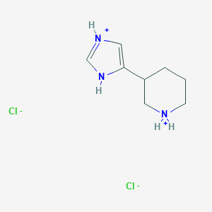 3-(1H-imidazol-3-ium-4-yl)piperidin-1-ium dichlorideͼƬ