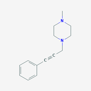 1-Methyl-4-(3-phenylprop-2-yn-1-yl)piperazineͼƬ