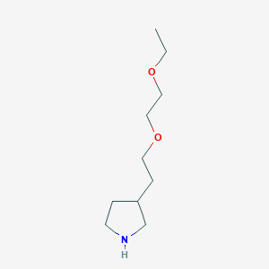 3-[2-(2-Ethoxyethoxy)ethyl]pyrrolidineͼƬ