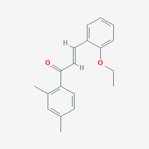 (2E)-1-(2,4-dimethylphenyl)-3-(2-ethoxyphenyl)prop-2-en-1-oneͼƬ