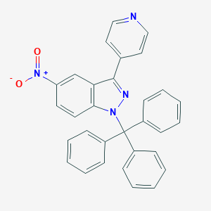 5-Nitro-3-(pyridin-4-yl)-1-trityl-1H-indazoleͼƬ