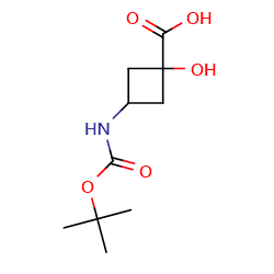 3-(Tert-butoxycarbonylamino)-1-hydroxycyclobutanecarboxylicacidͼƬ