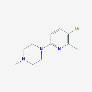 1-(5-Bromo-6-methylpyridin-2-yl)-4-methylpiperazineͼƬ