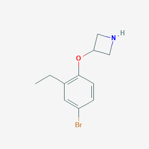 3-(4-Bromo-2-ethylphenoxy)azetidineͼƬ