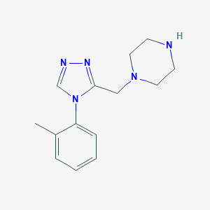 1-{[4-(2-methylphenyl)-4H-1,2,4-triazol-3-yl]methyl}piperazineͼƬ