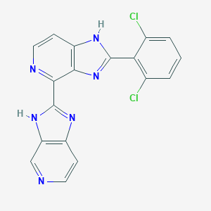2-(2,6-Dichlorophenyl)-4-(1H-imidazo[4,5-c]pyridin-2-yl)-3H-imidazo[4,5-c]pyridineͼƬ