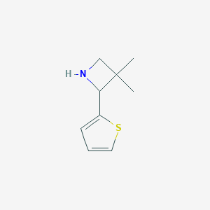 3,3-dimethyl-2-(thiophen-2-yl)azetidineͼƬ