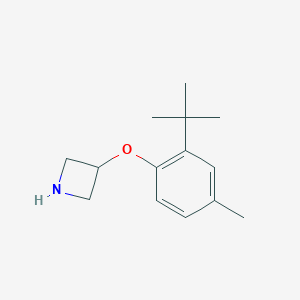 3-[2-(tert-Butyl)-4-methylphenoxy]azetidineͼƬ