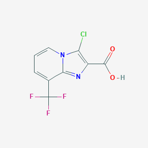 3-Chloro-8-(trifluoromethyl)imidazo[1,2-a]pyridine-2-carboxylic acidͼƬ