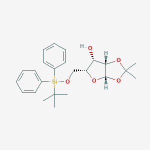 (3As,5R,6S,6aS)-5-[[tert-butyl(diphenyl)silyl]oxymethyl]-2,2-dimethyl-3a,5,6,6a-tetrahydrofuro[2,3-d][1,3]dioxol-6-olͼƬ