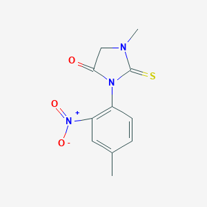 1-Methyl-3-(4-methyl-2-nitrophenyl)-2-thioxoimidazolidin-4-oneͼƬ